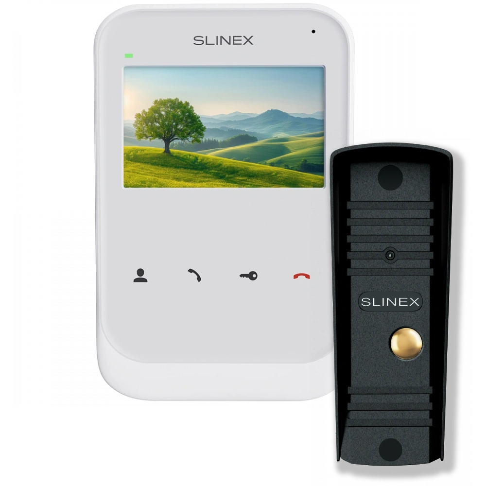 Комплект видеодомофона 4.3” Slinex SK-04 (White) + ML-16HR (Black)