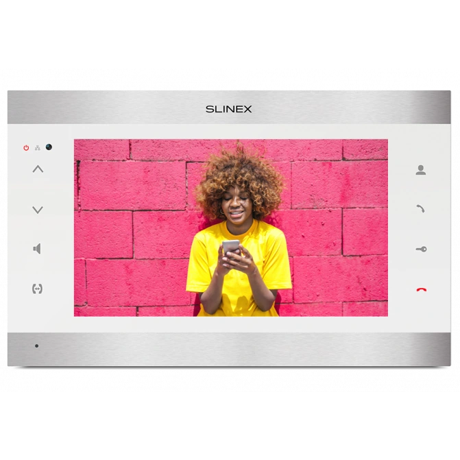 Видеодомофон 10” Slinex SL-10N Cloud (Silver+White) с Wi-Fi, детектором движения и записью видео