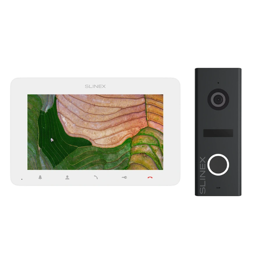 Комплект видеодомофона 7” Slinex SM-07 (White) + ML-17HR (Graphite)