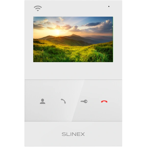 Видеодомофон 4.3” Slinex SQ-04N Cloud (White) с Wi-Fi, детектором движения и записью видео