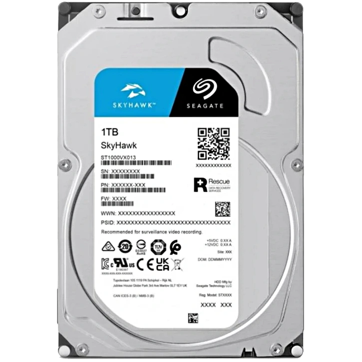 Жесткий диск внутренний Seagate SkyHawk ST1000VX013 1Тб - Фото 3