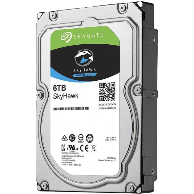 Жесткий диск Seagate SkyHawk HDD 6TB 5400rpm 256MB ST6000VX001