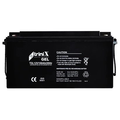 Аккумулятор гелевый 12В 150А•ч Trinix TGL12V150Ah/20Hr