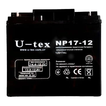 Акумулятор U-tex 12В/17A
