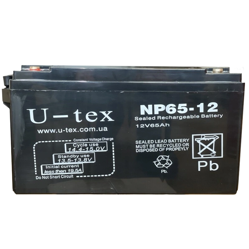 Аккумулятор U-tex 12В / 65 Ah