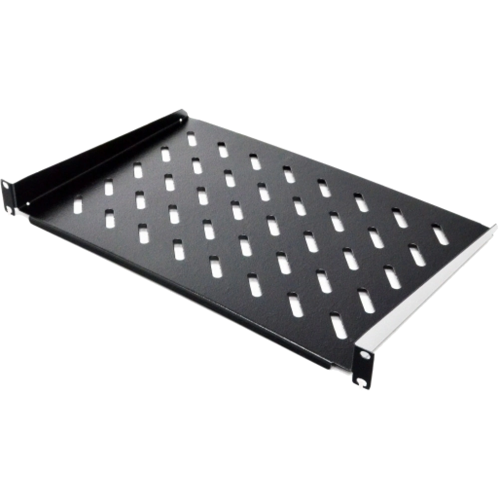 Полиця консольна чорна CMS 19” 1U 300мм