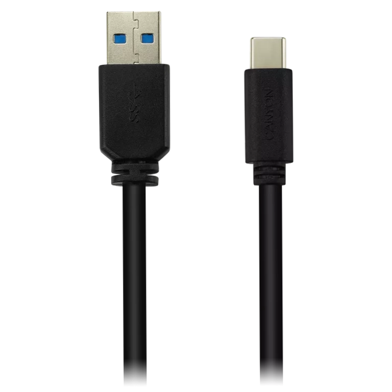 Кабель Canyon UC-4B black (USB-C — USB 3.0) 1.5м
