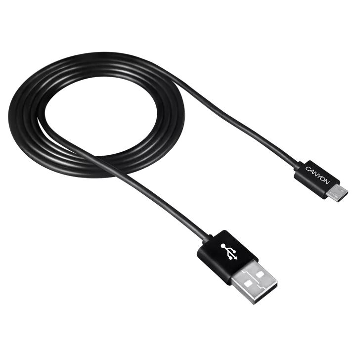 Кабель Canyon UM-1B black (Micro USB - USB 2.0) 1м
