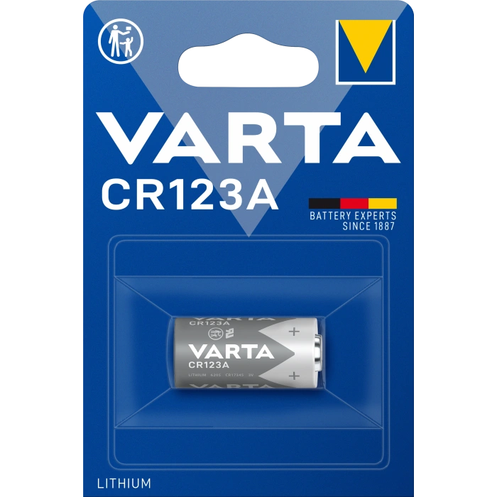 Батарейка VARTA CR 123A BLI 1 LITHIUM