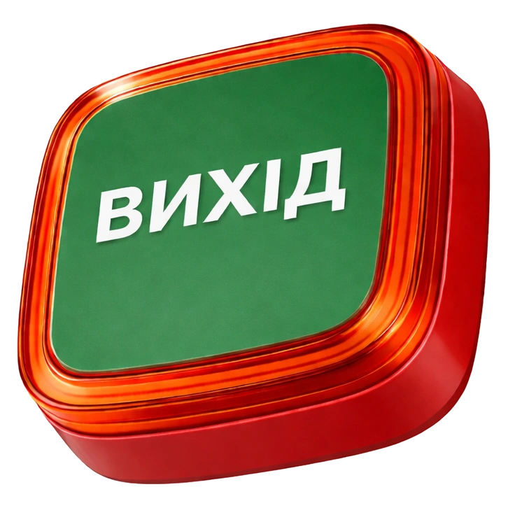 Извещатель Ajax EN54 FireProtect (VAD) red пожарный световой ”ВИХІД”