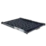 Полка выдвижная 19”, 600мм глуб. (400..870 мм крепления), черная Voltronic