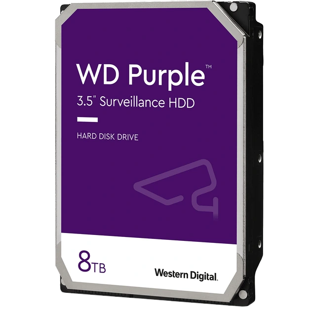 Накопитель HDD Western Digital Purple 8TB 5400rpm 256MB WD85PURZ 3.5 SATA III