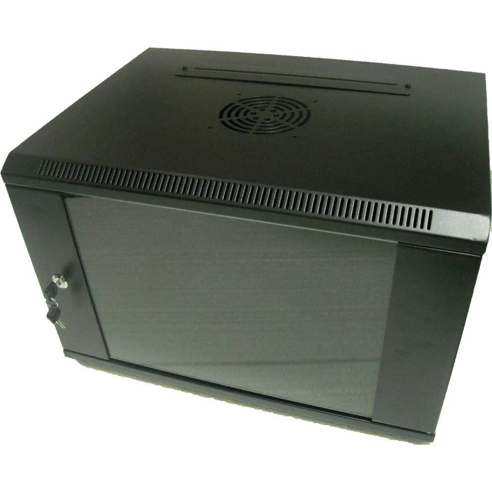 Шкаф коммутационный настенный 15U 600x450 разборный Hypernet WMNC-15U-FLAT-AC-BLACK