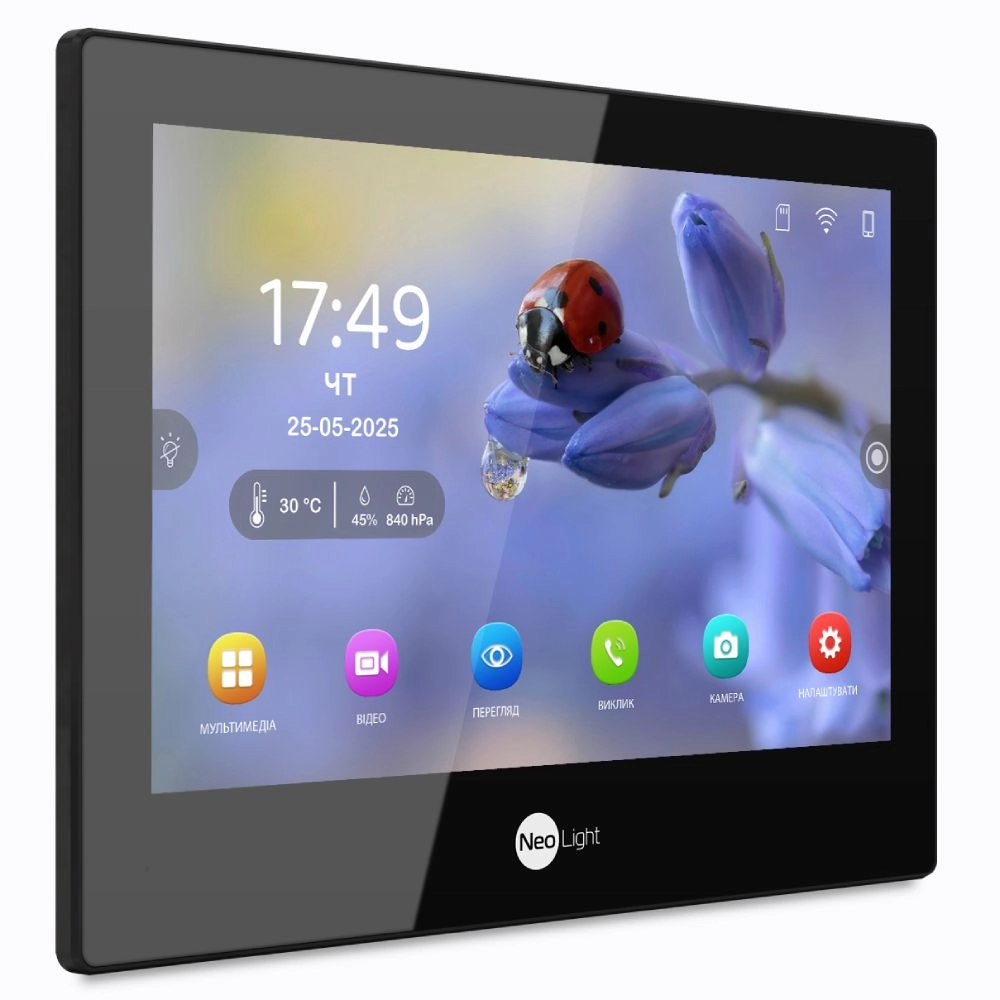 Комплект Neolight ALPHA Hybrid HD KIT B/SilverP: гибридный видеодомофон 8&rdquo; с Wi-Fi и 2 Мп видеопанель - Фото 4