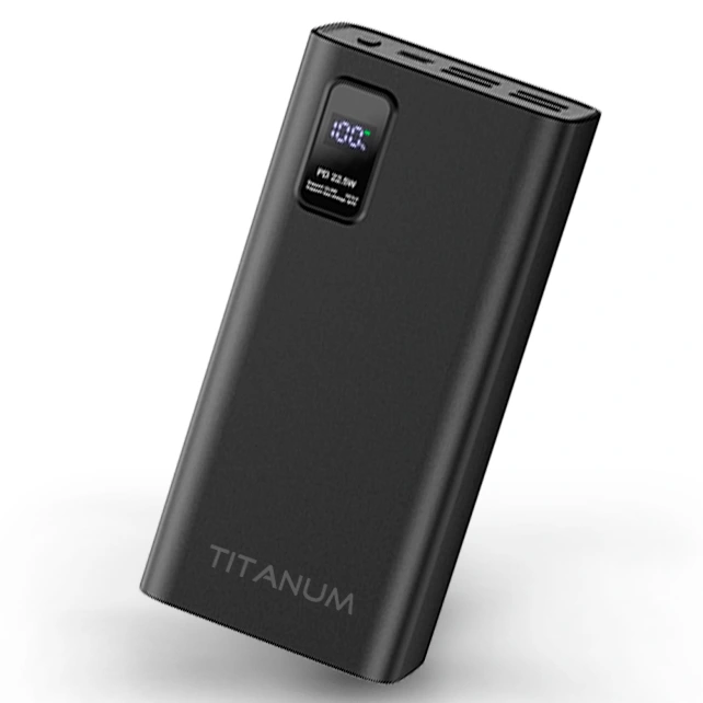 Повербанк TITANUM 728S 30000 мAч 22.5W Black - Фото 3