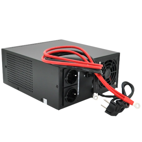 ДБЖ під зовнішній АКБ 12V(LiFePo4/GEL/AGM), струм заряду 10/20A BRAZZERS BRSW-LFP-600 (500Вт)
