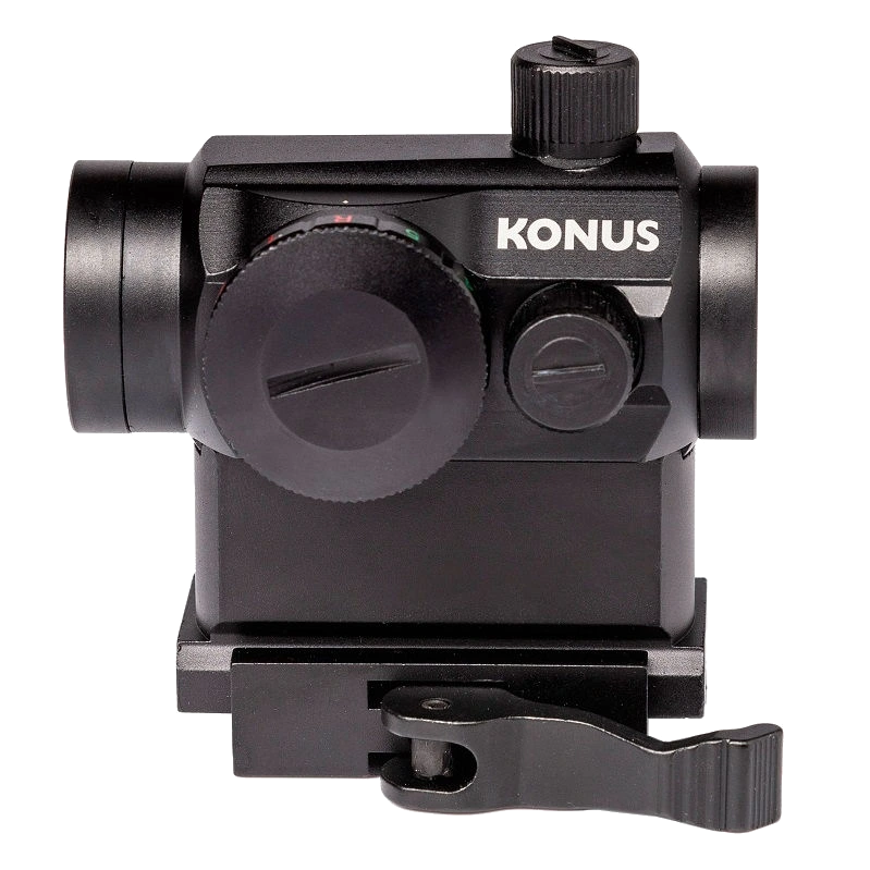 Прицел с маркой двухцветной 4 МОА коллиматорный быстросьемный Konus NUCLEAR-QR 1&times;22 - Фото 5