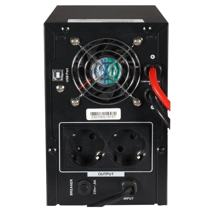 Джерело безперебійного живлення Kraft KRF-PSW1500VA/1200W(LCD)24V UPS