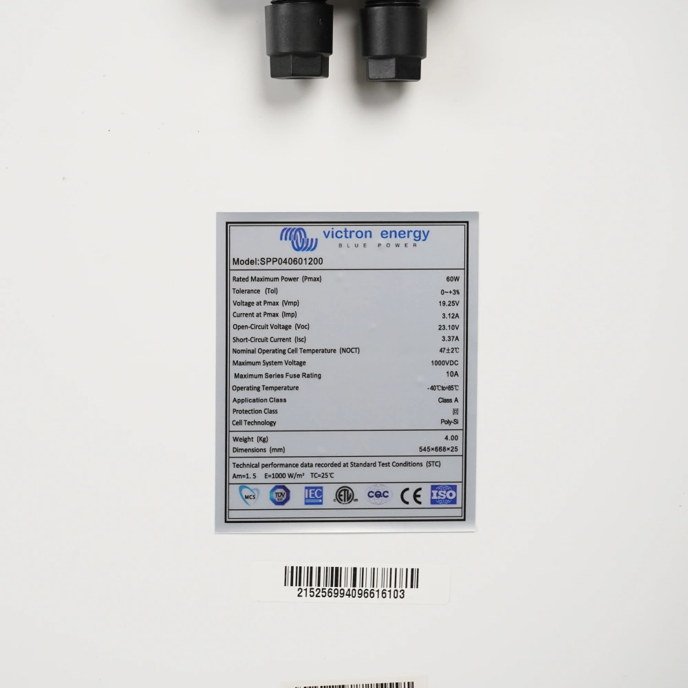 PV модуль Victron Energy Victron Energy 60W-12V 4a, 60Wp, Poly - Фото 5