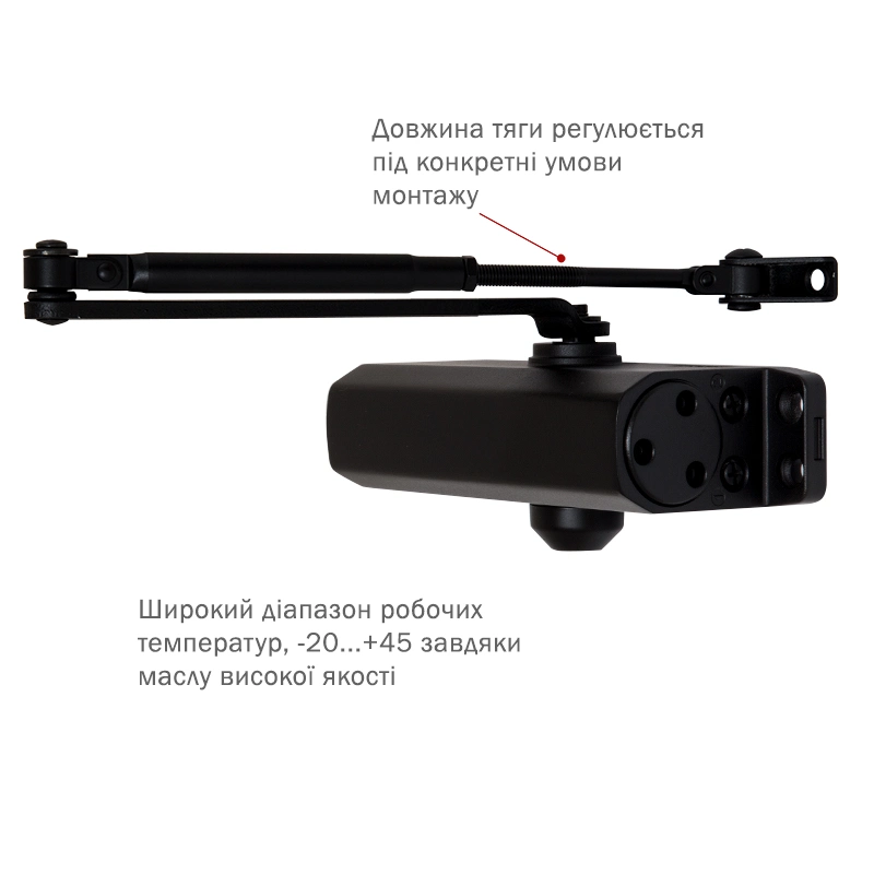 Доводчик RYOBI *9900 9903 BLACK - Фото 2