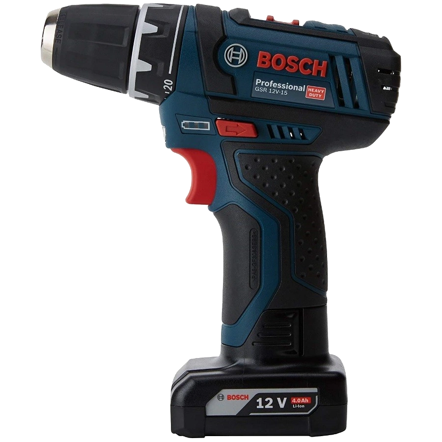 Акумуляторний дриль-шуруповерт + набір біт + свердла (39шт.) Bosch Professional GSR 12V-15