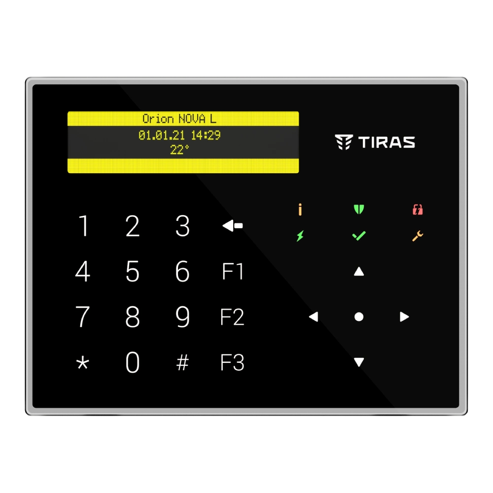 Клавиатура Тирас Tiras K- GLCD (black) - Фото 4