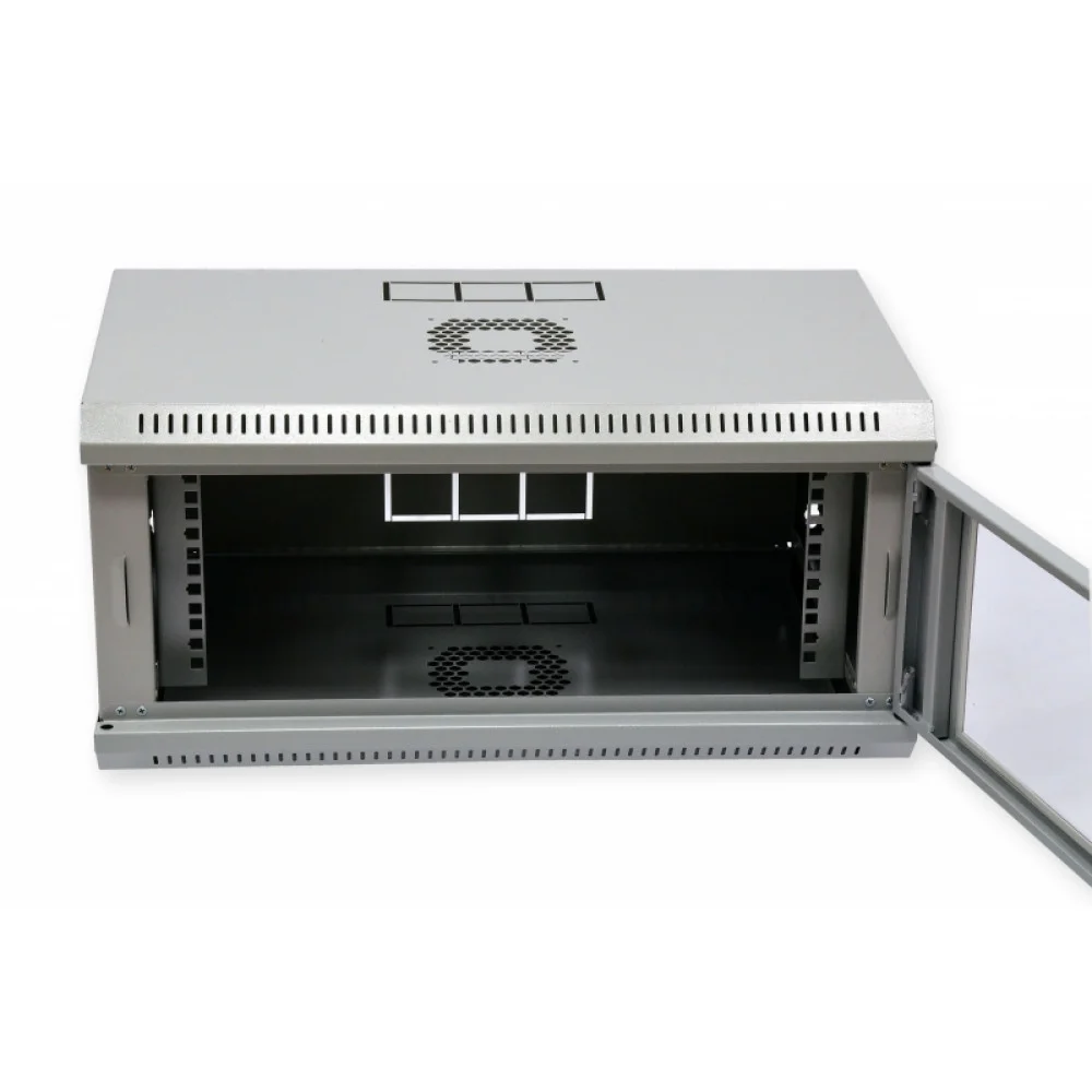 Шафа 19 &rdquo;4U, 600x350x284мм (Ш*Г*В), економ, акрилове скло, сірий UA-MGSWL435G