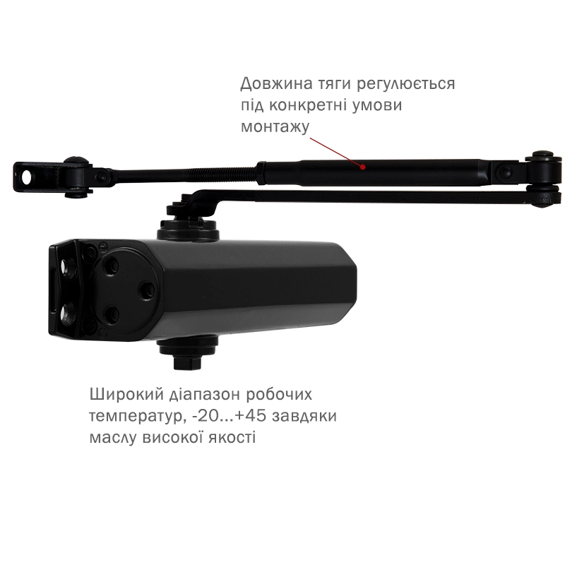 Доводчик RYOBI *1500 D-1554 BLACK - Фото 2