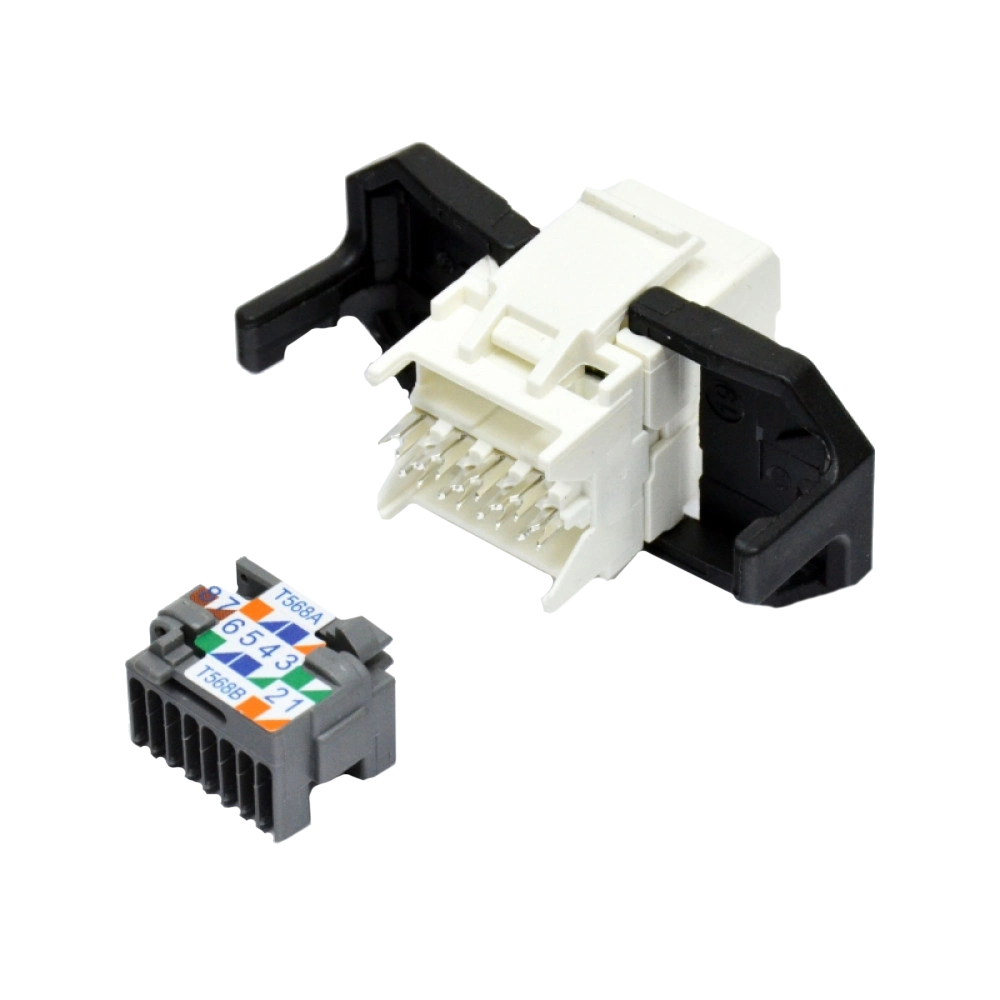 Модуль Keystone UTP RJ45 кат. 5e, белый, Corning FQ100020723 - Фото 2