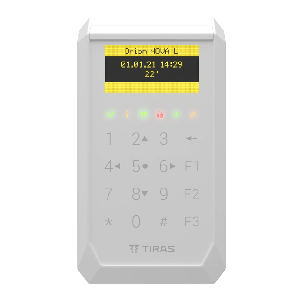 Сенсорна клавіатура OLED Тирас Tiras K-PAD OLED (white)