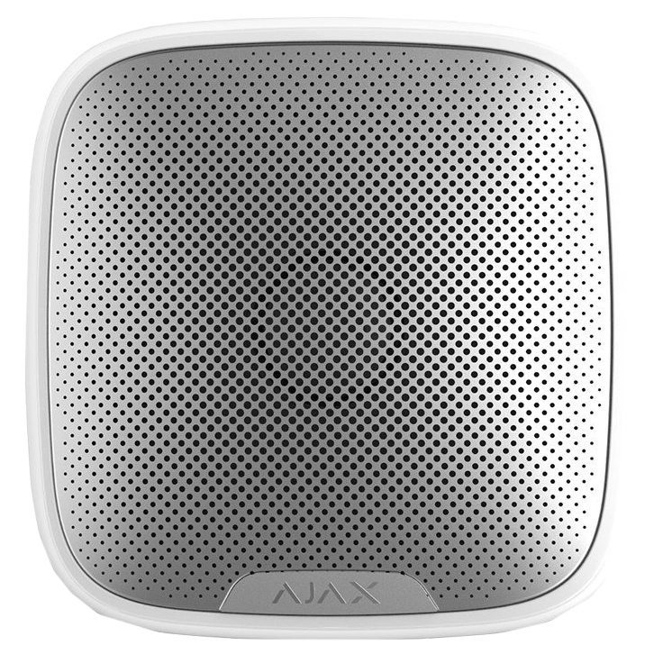 Проводная уличная сирена Ajax StreetSiren Fibra (White)