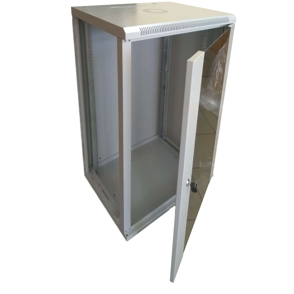 Шафа 18U 600x600 мм Hypernet настінна розбірна WMNC66-18U-FLAT