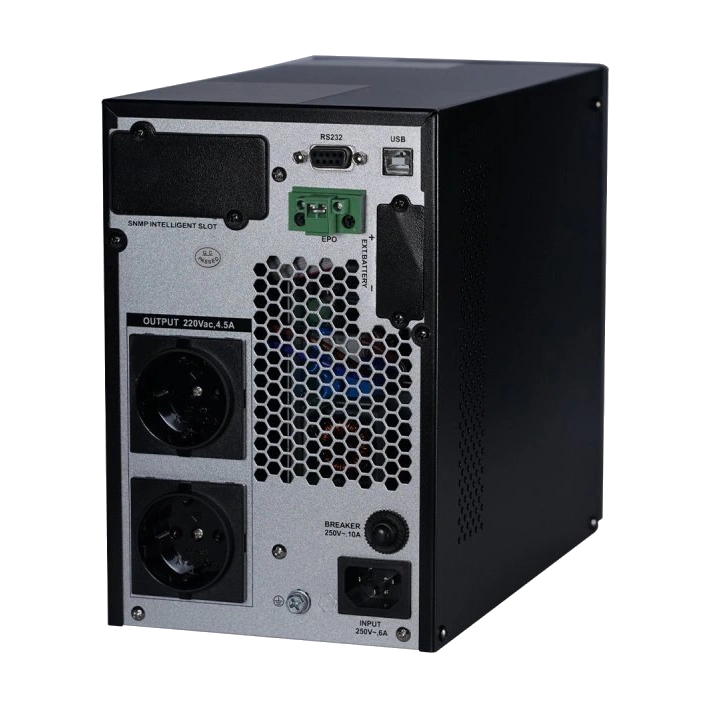 Линейно-интерактивный ИБП Kraft KRF-T1000VA/1KW(LCD) Pro Online - Фото 2