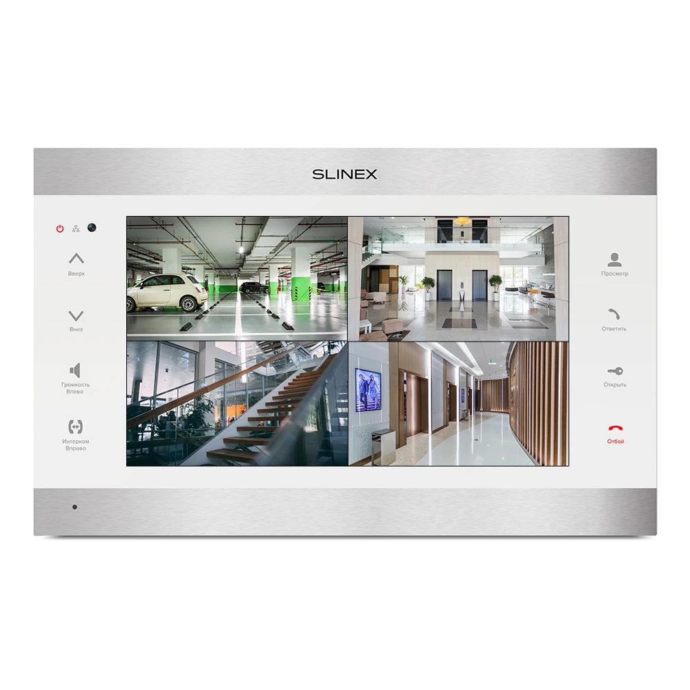 Відеодомофон 10&rdquo; Slinex SL-10IPTHD (Silver+White)