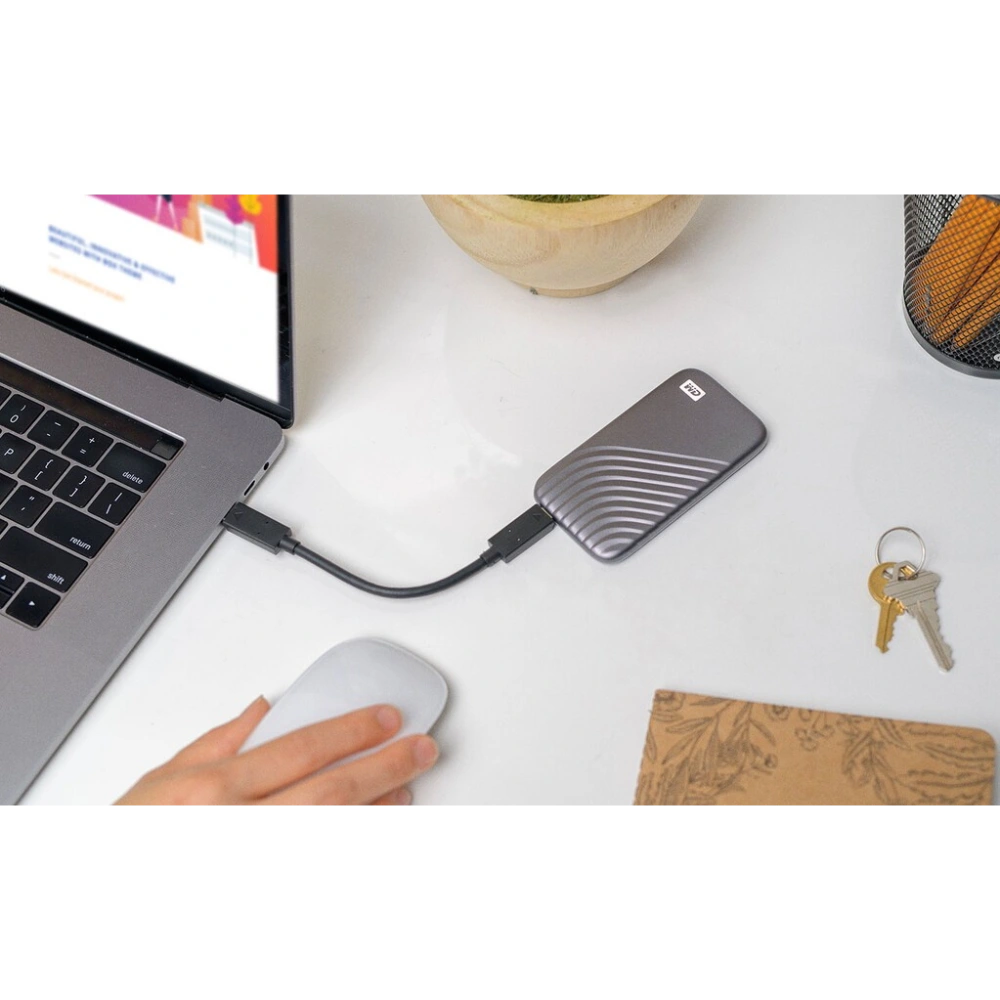 Внешний SSD накопитель Western Digital WD My Passport [1TB Space Gray] - Фото 4