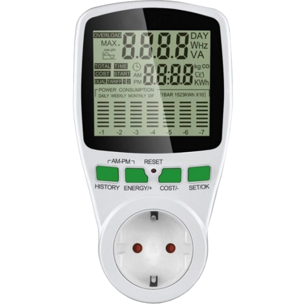 Двухтарифный ваттметр Intertek Power Meter Cat 2 (PP-3460) - Фото 3