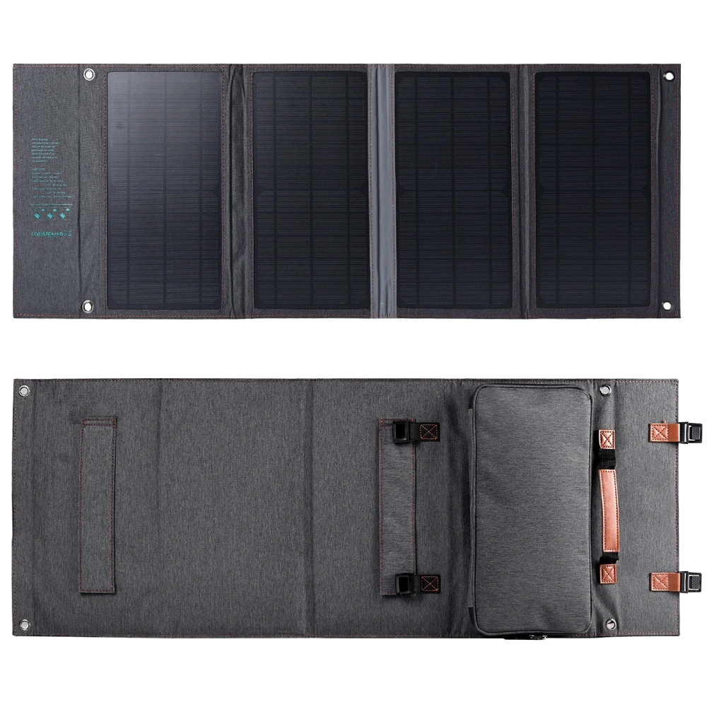 Портативная солнечная панель, 36 Вт зарядное устройство, USB-C 20W, USB-A 18W5 x 160) 2E - Фото 5