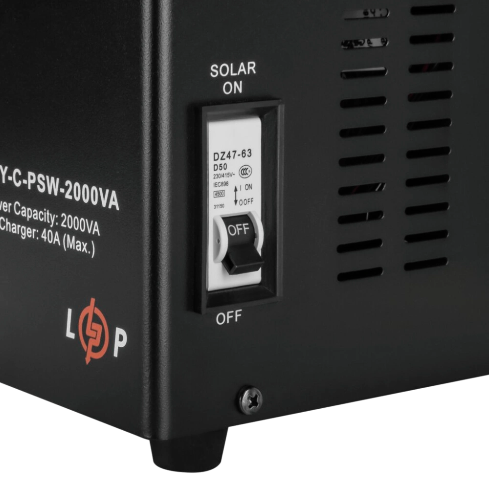 Джерело безперебійного живлення LOGICPOWER LPY-С-PSW-2000VA (1400Вт) MPPT 24В