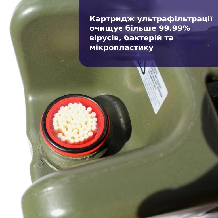 Канистра для очистки воды LifeSaver Jerrycan Army Green - Фото 5
