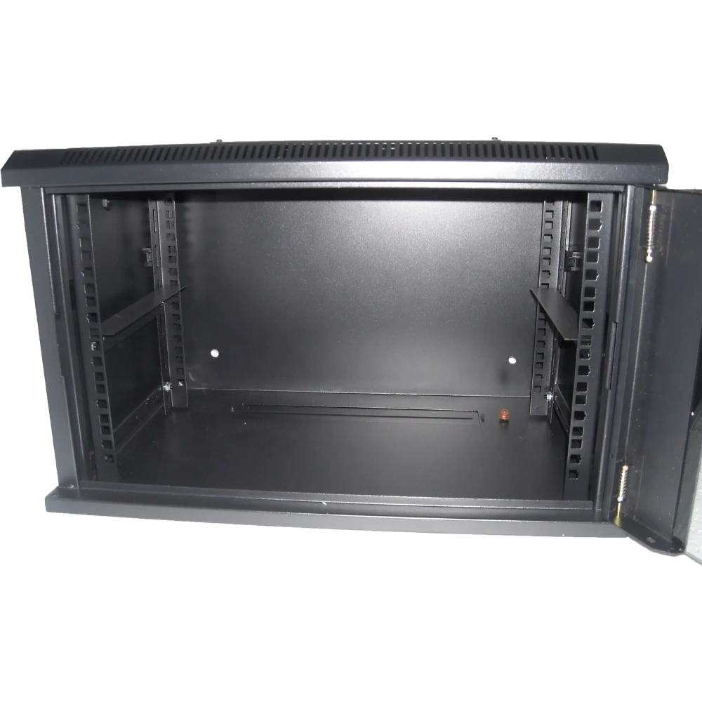 Шкаф коммутационный настенный 9U 600x450 Hypernet WMNC-9U-FLAT-AC-BLACK - Фото 4