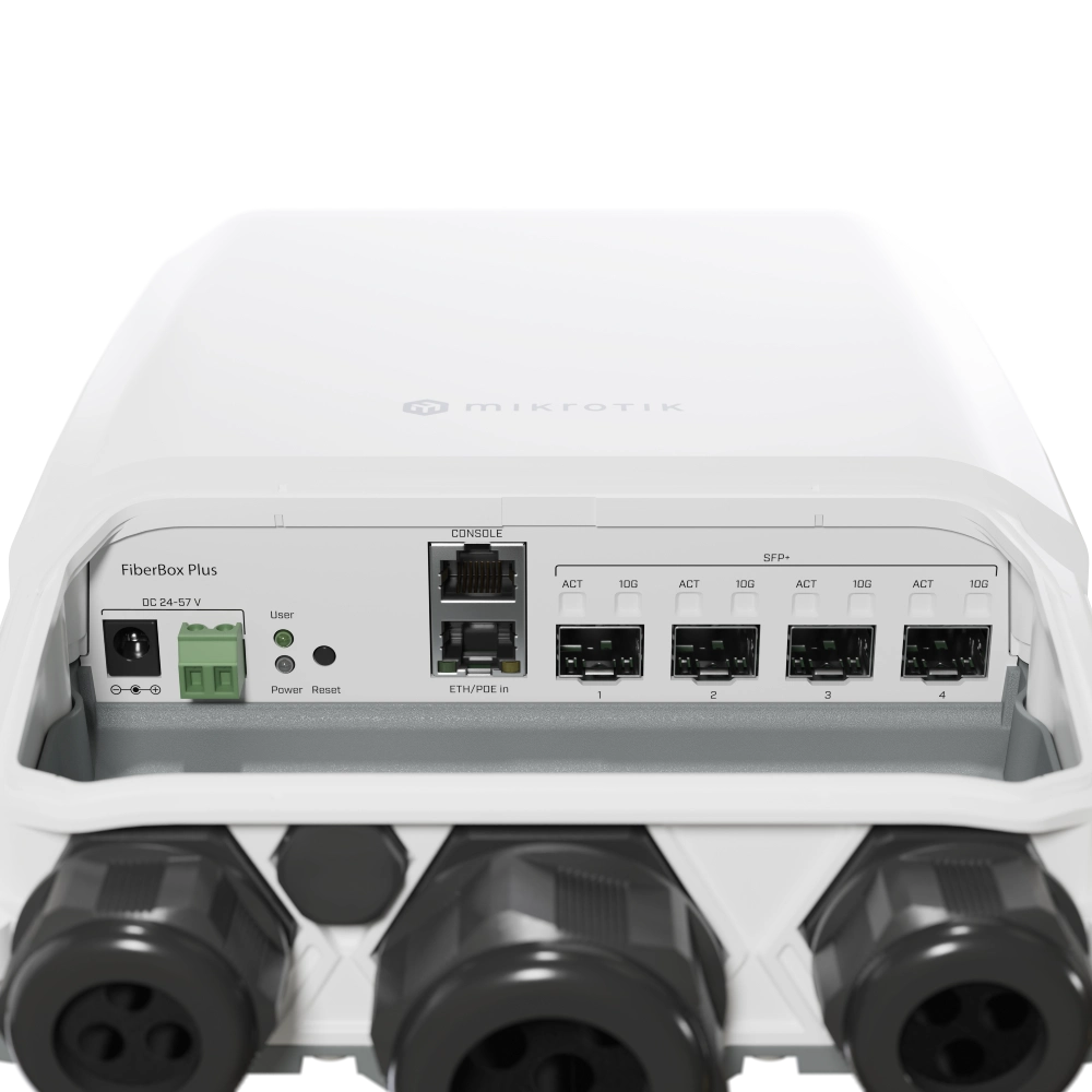 4-портовий керований Mikrotik FiberBox Plus (CRS305-1G-4S+OUT)