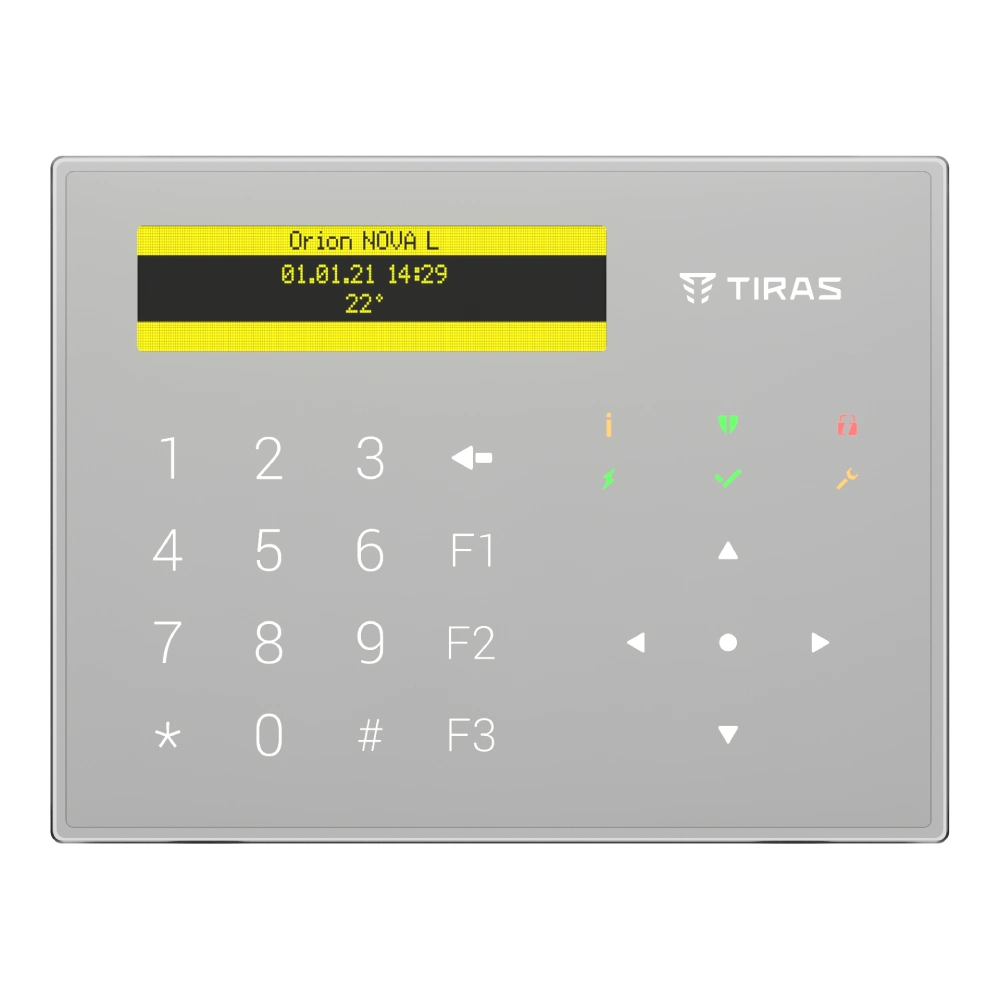 Клавиатура Тирас Tiras K- GLCD (white) - Фото 4