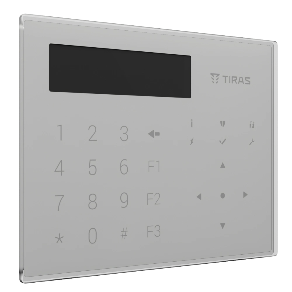 Клавиатура Тирас Tiras K- GLCD (white) - Фото 3