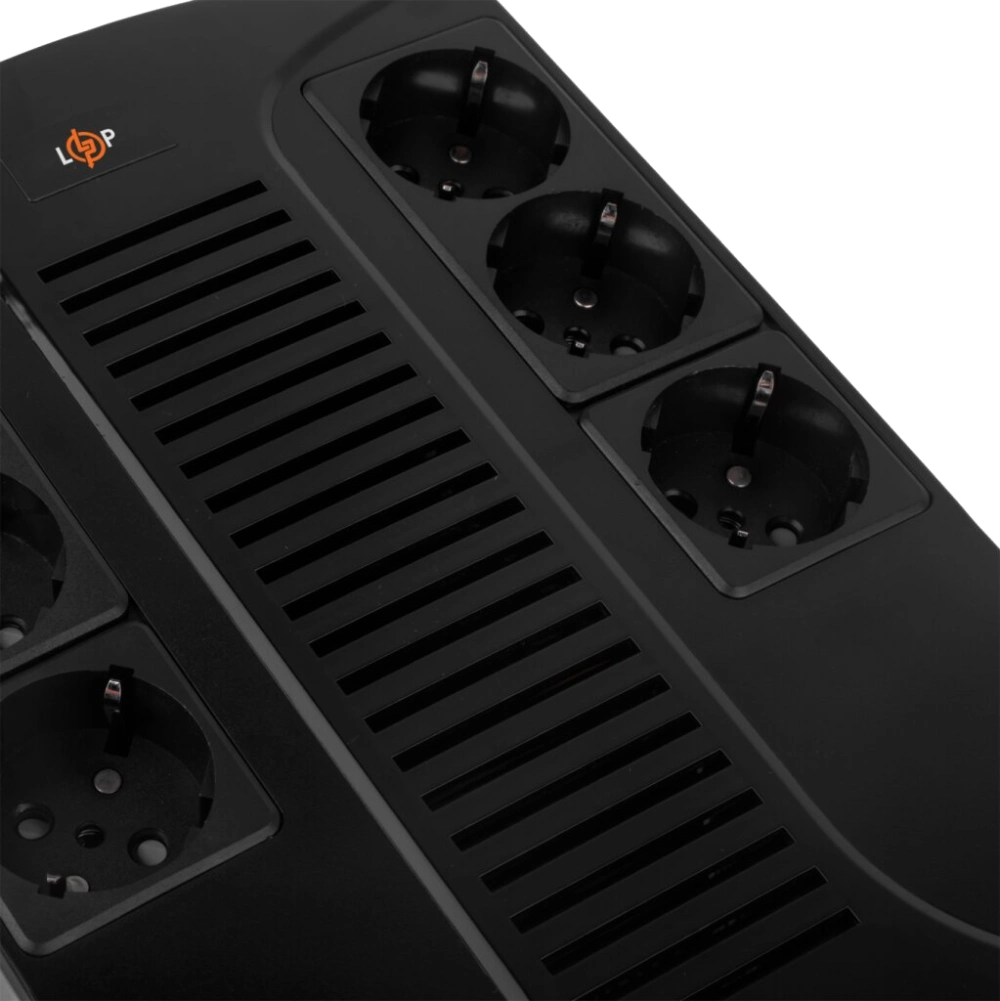 Джерело безперебійного живлення Logicpower LP 650VA-6PS (455Вт)