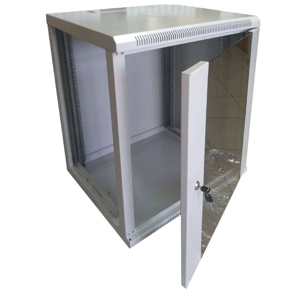 Шафа комутаційна настінна 12U 600x450 розбірна WMNC-12U-FLAT Hypernet