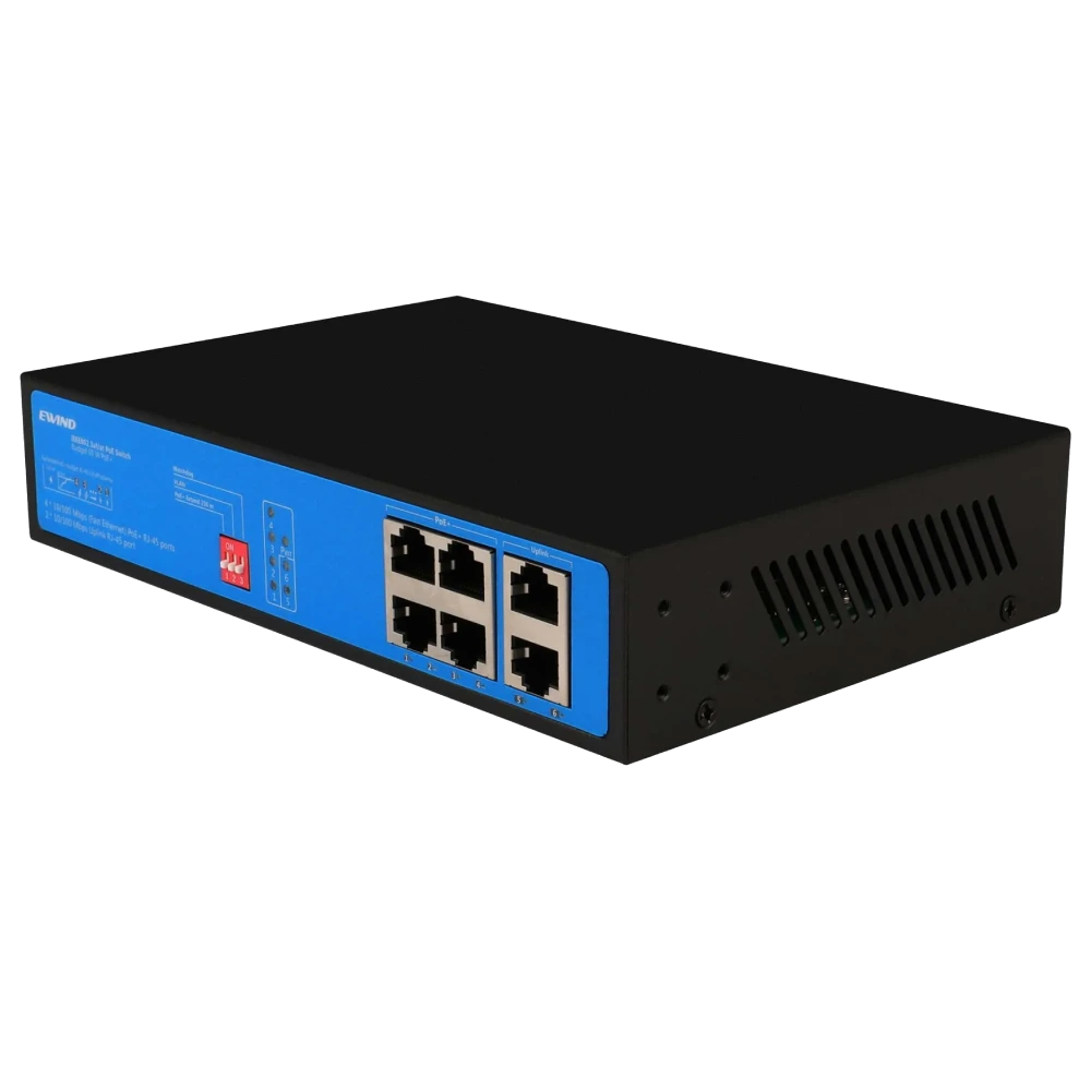6-портовый 100M POE Ewind EW-S1906CF-AP - Фото 4